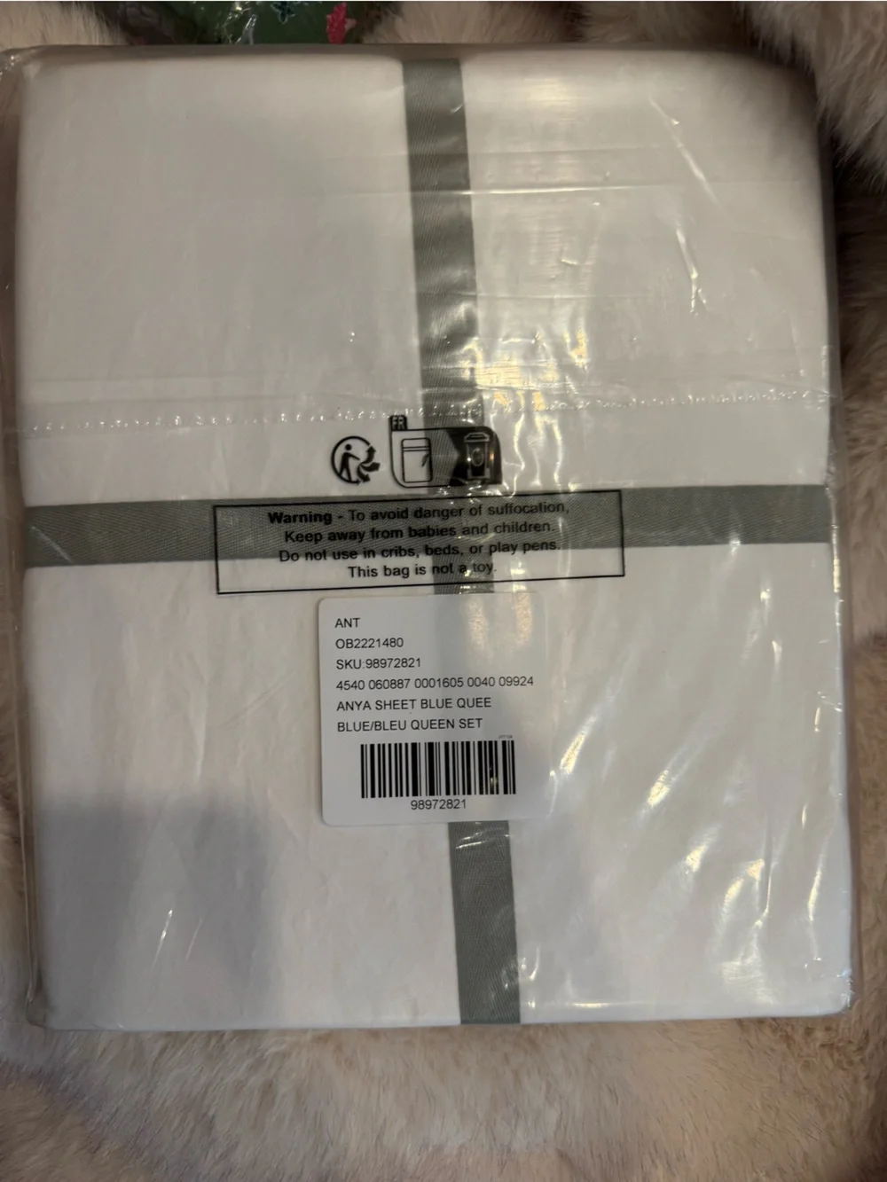 Anthropologie Anya organic cotton embroidered sheet set